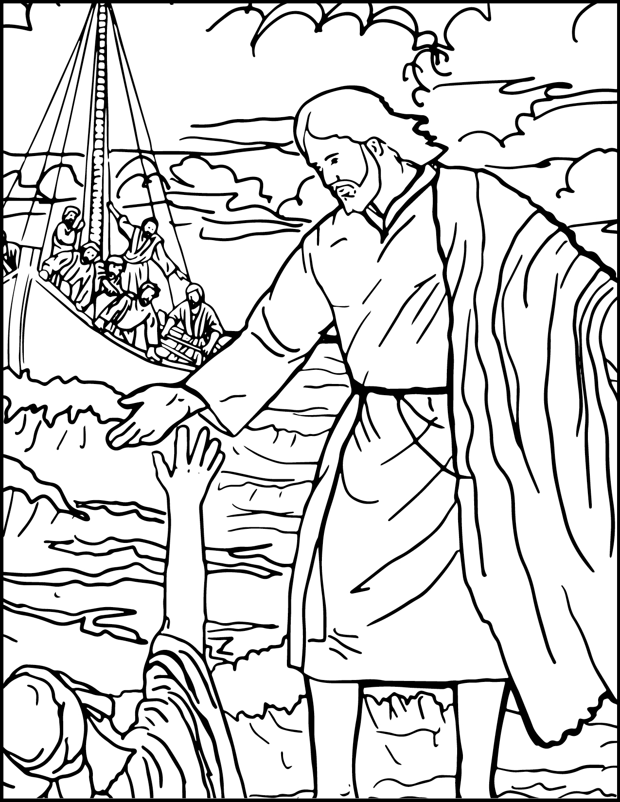 Year B Quarter 4 Coloring Pages | Starting With Jesus